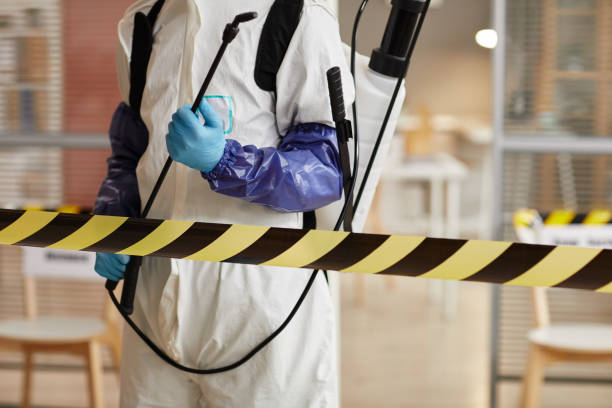 Professional Biohazard technician working in Milton, NH